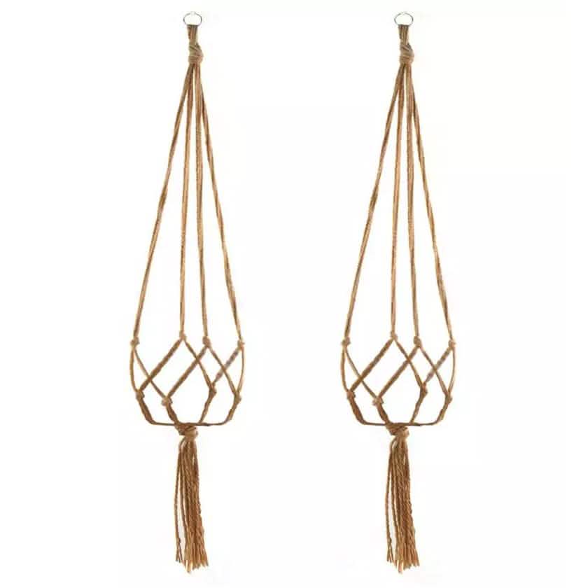 Indoor Outdoor Hanging Pot Rope Net Macrame Plant Hanger